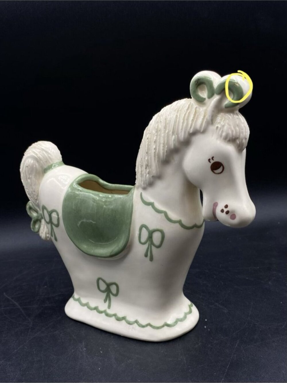 Hedi Schoop Hollywood California Pottery Co Rocking Carousel Horse Planter READ - Picture 12 of 14